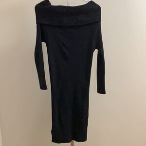 Cowl Neck Sweater Dress